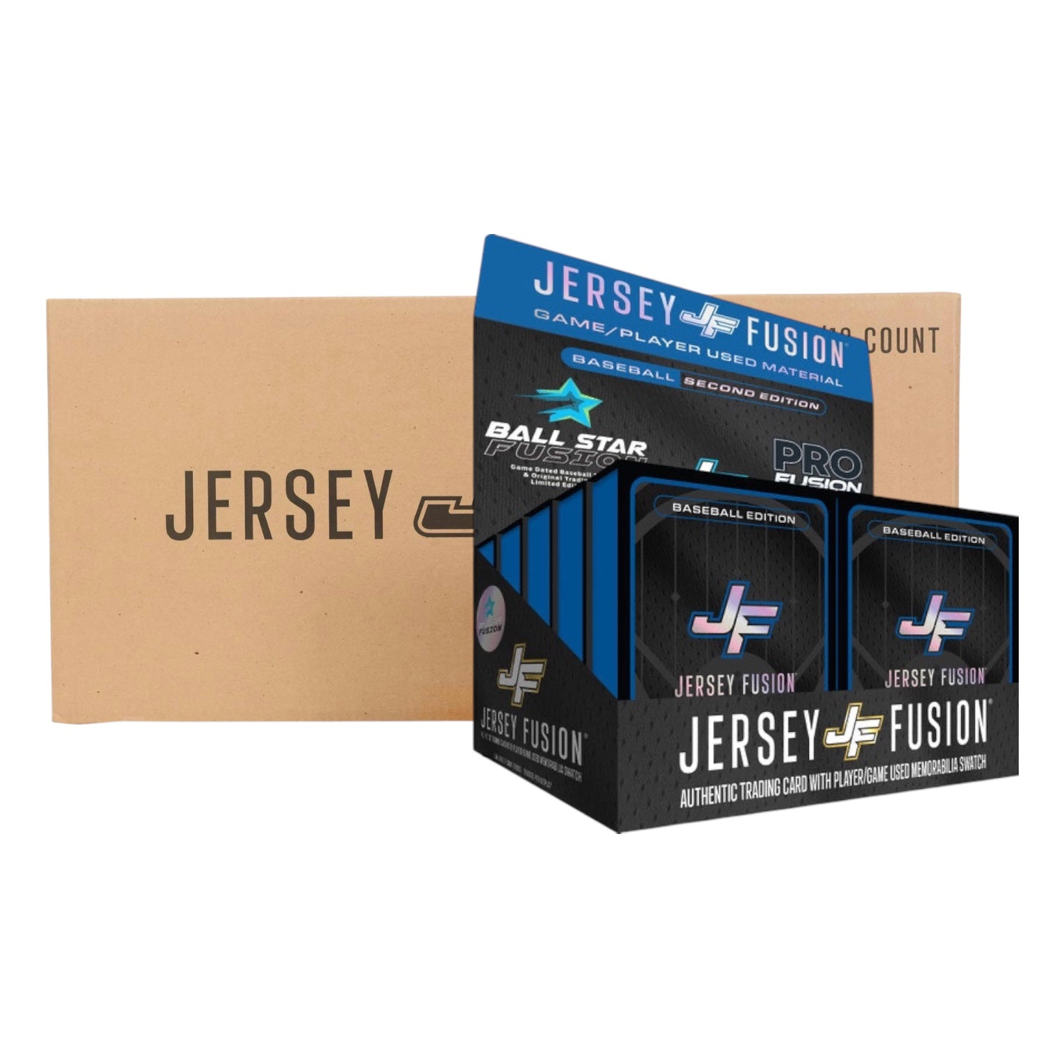 2024 Jersey Fusion Baseball Series 2 100-Box Hobby Case (Mystery Game Used Swatch Card)