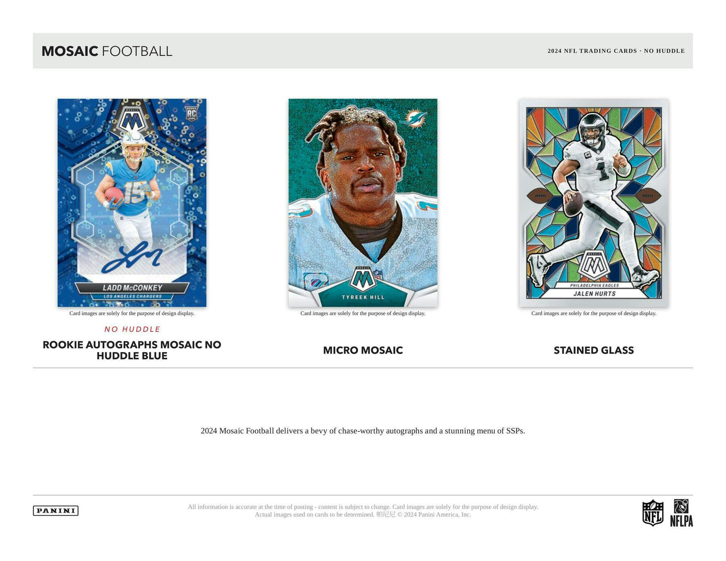 2024 Panini Mosaic No Huddle Football Pack