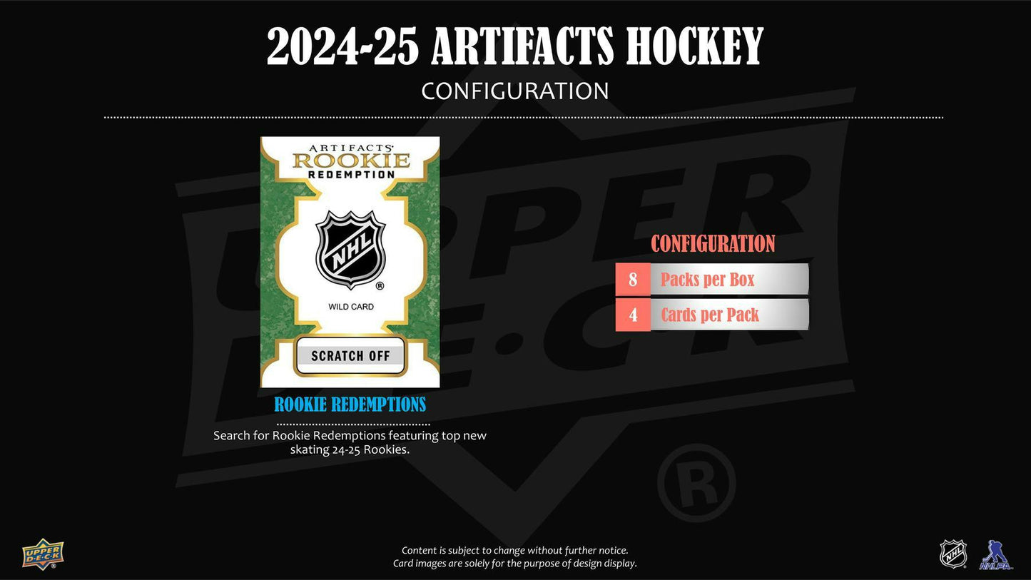 2024-25 Upper Deck Artifacts Hockey 7-Pack Blaster Box