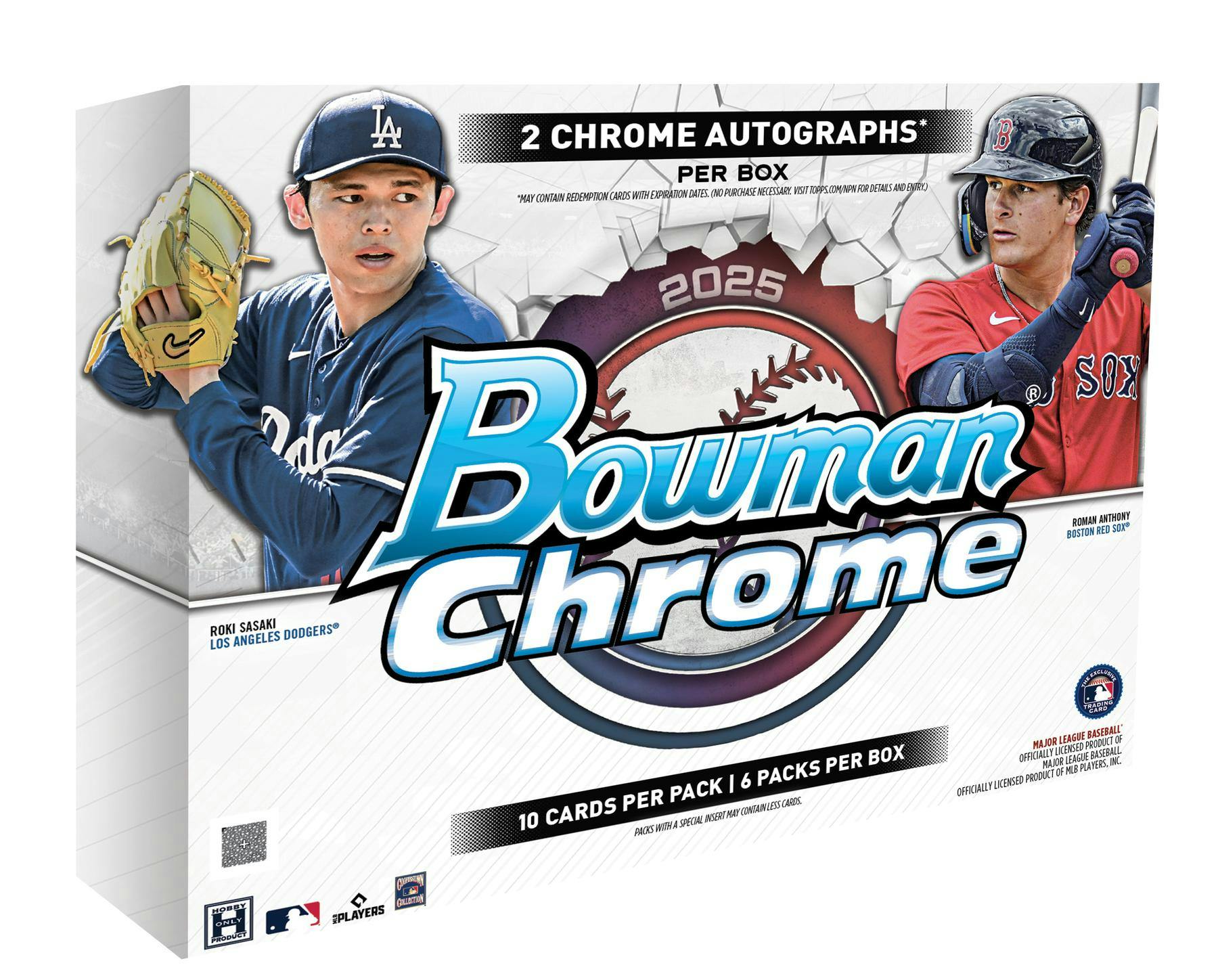 2025 Bowman Chrome Baseball Hobby Box (9/23)
