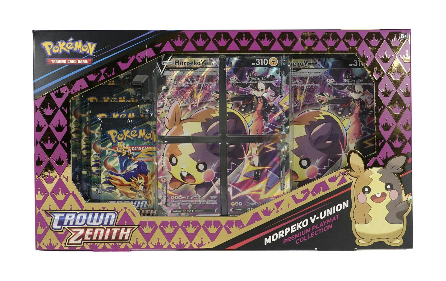 Pokémon TCG: Crown Zenith Morpeko V-Union Playmat Premium Collection Box