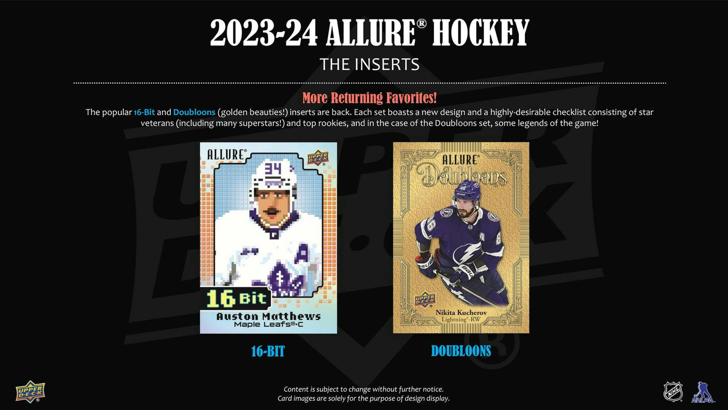 2023-24 Upper Deck Allure Hockey, Hobby Box