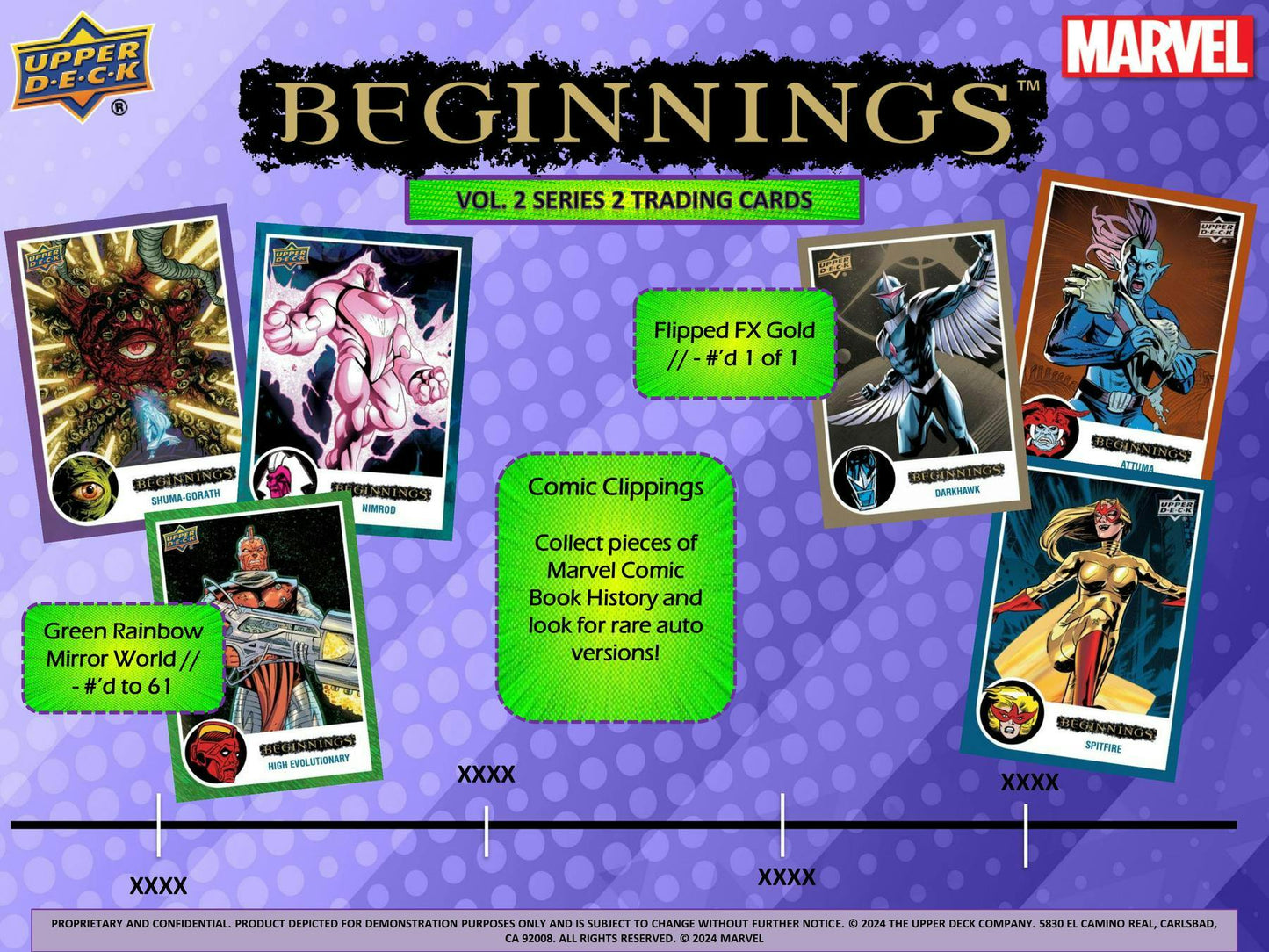 2024 Upper Deck Marvel Beginnings:  Volume 2 Series 2, Hobby Box