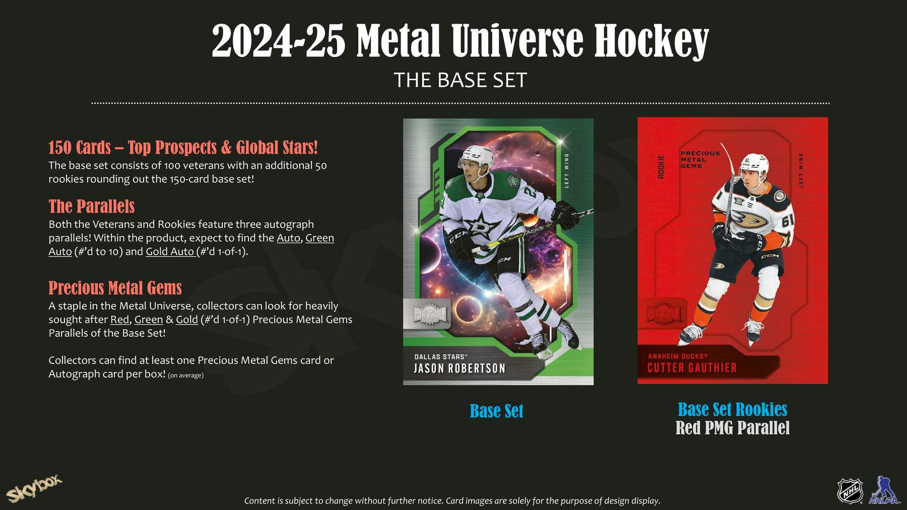 2024-25 Upper Deck Skybox Metal Universe Hockey Hobby Box