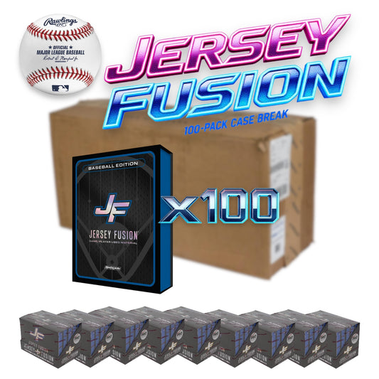 2024 Jersey Fusion Baseball Series 2 Hobby 100-Pack Case, Single Random Team