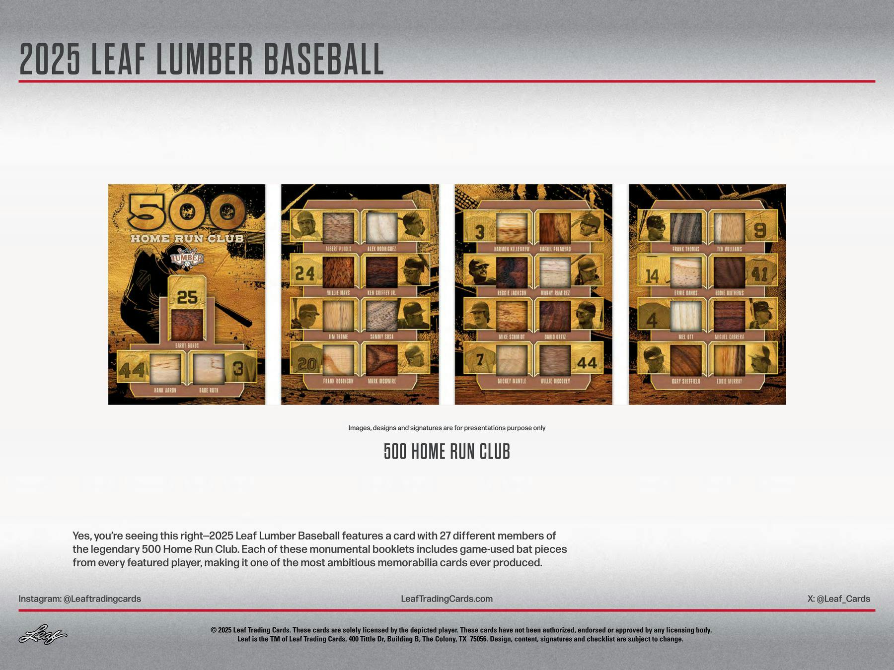 2025 Leaf Lumber Baseball Hobby Box (12/26/25)