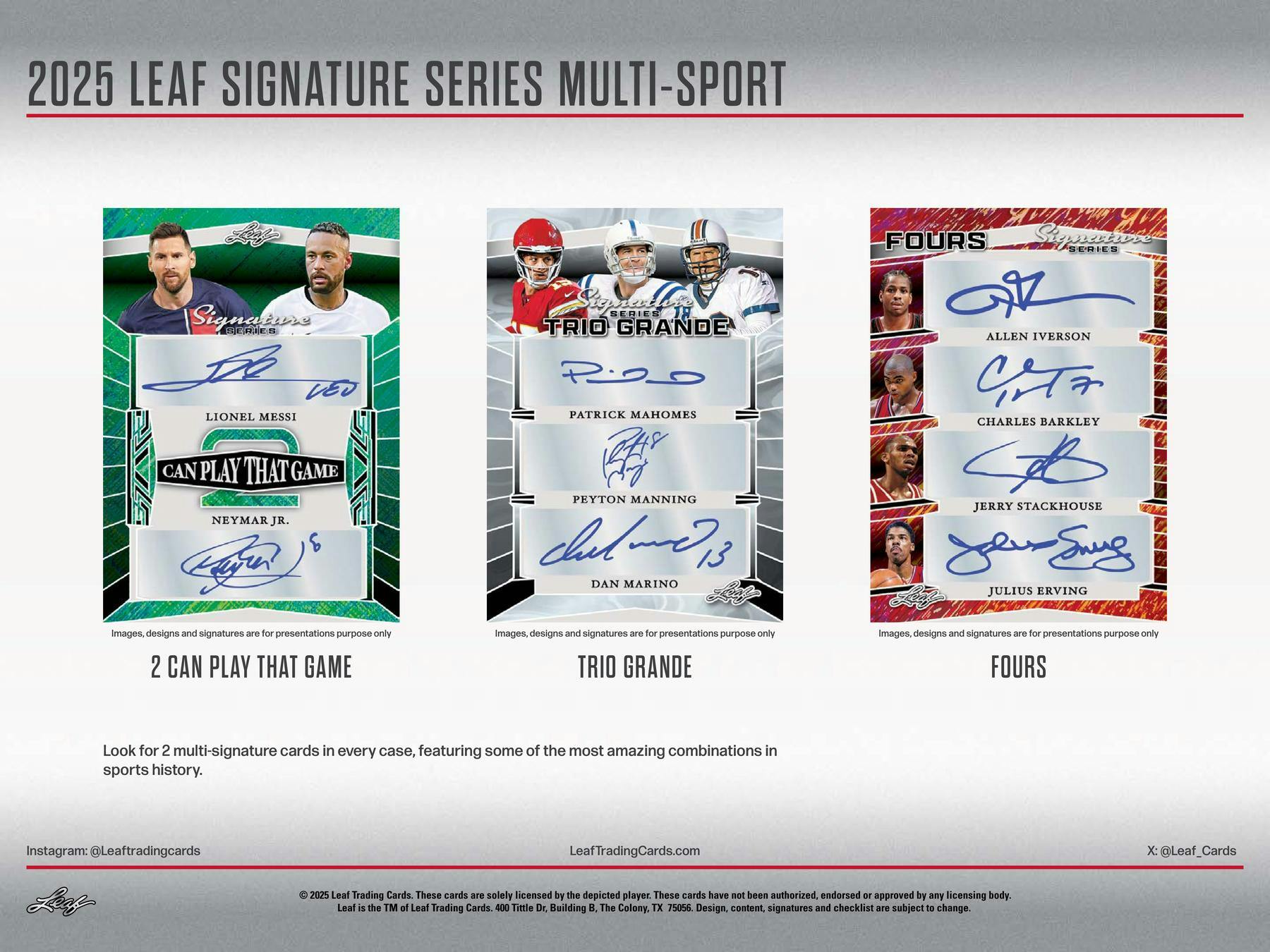 2025 Leaf Signature Series Sports Hobby Box (5/16)