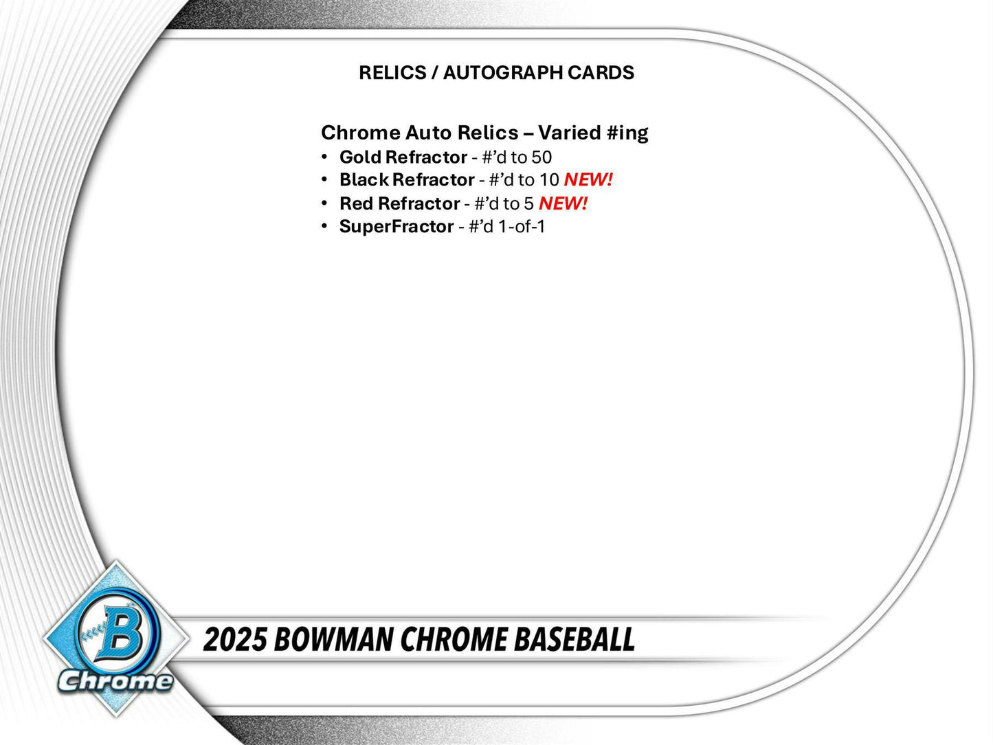 2025 Bowman Chrome Baseball Breaker's Delight Box (9/23)