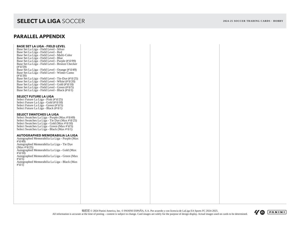 2024-25 Panini Select La Liga Soccer Hobby Box