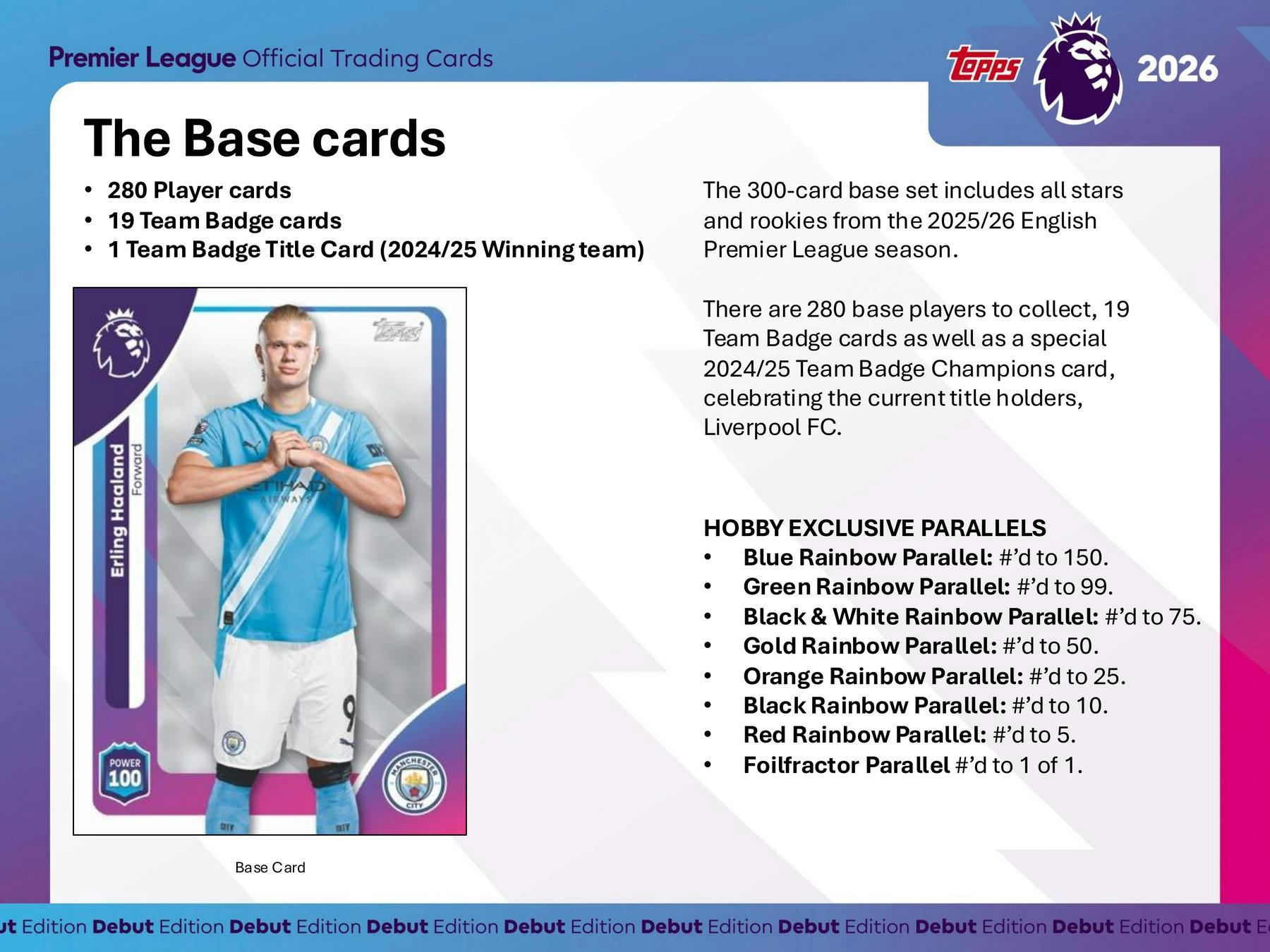 2025-26 Topps English Premier League Soccer Hobby Box (9/17)