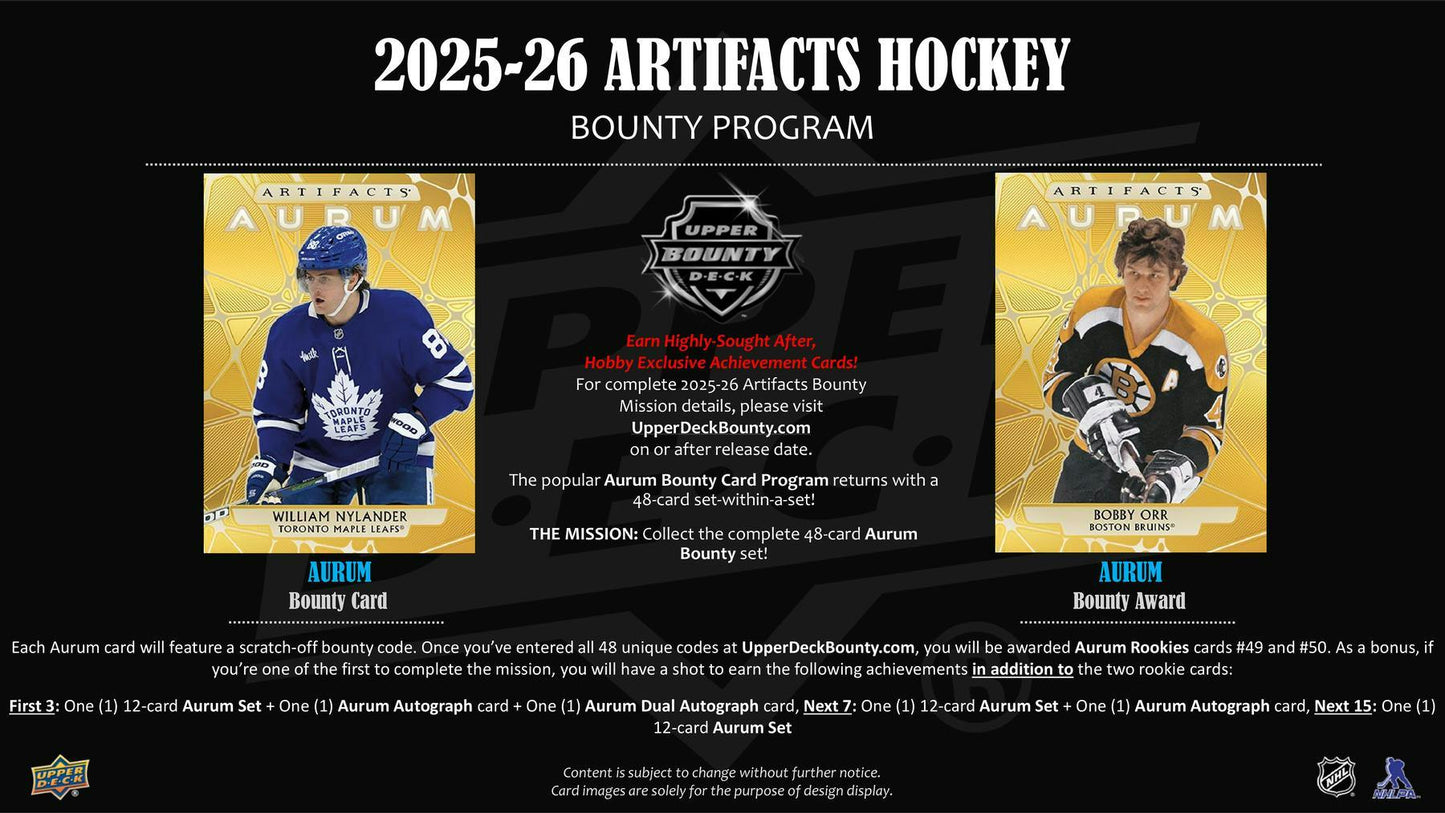 2025-26 Upper Deck Artifacts Hockey Hobby Box