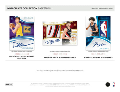 2024-25 Panini Immaculate Basketball Hobby Box