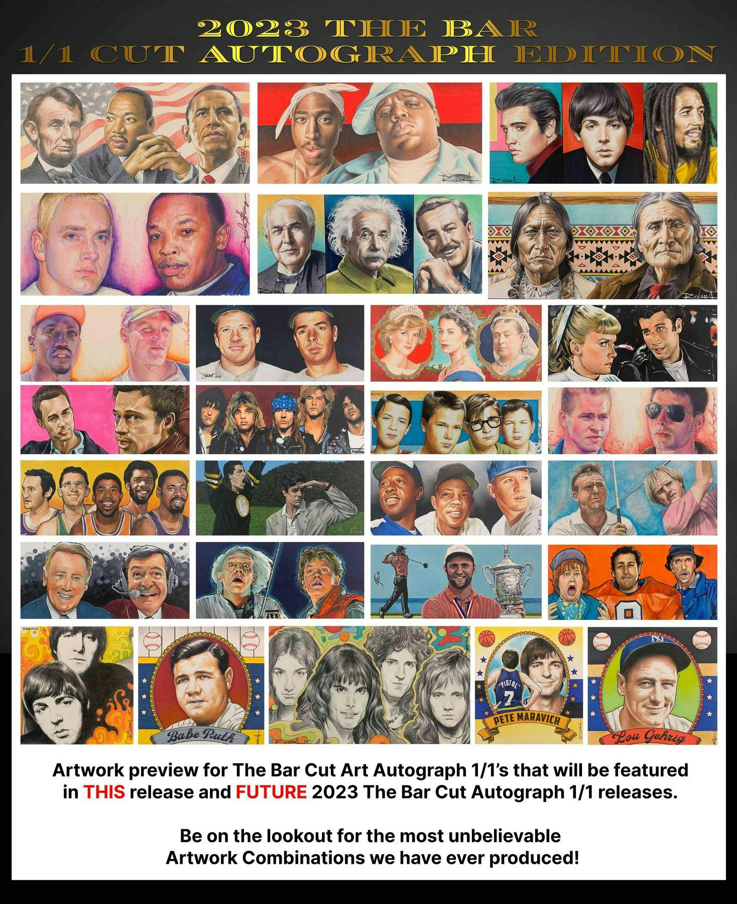 2023 Keepsake: The Bar 1/1 Cut Autograph Edition, Hobby Case