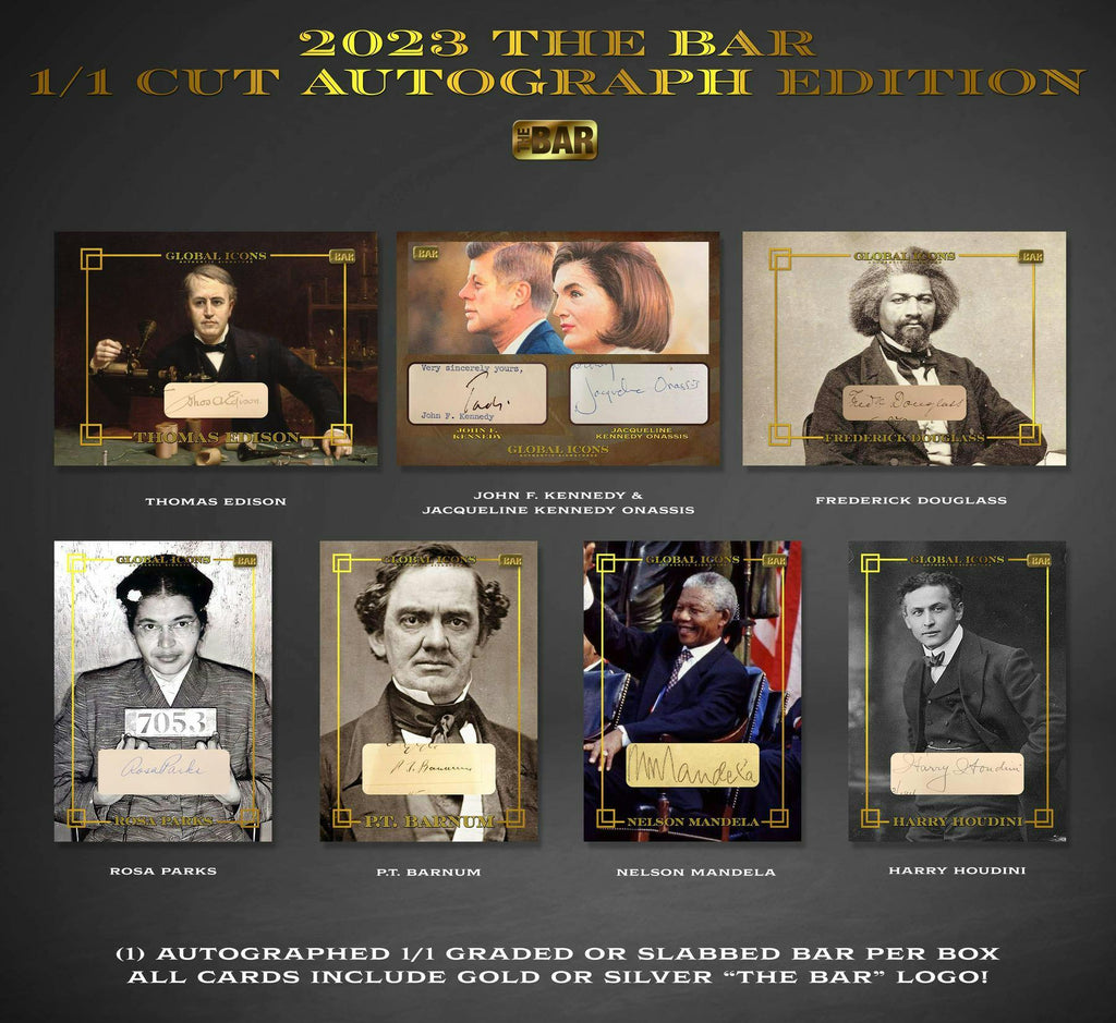 2023 Keepsake The Bar 1/1 Cut Autograph Edition #BAR47 Andy Warhol Auto – BGS 9.5 Slabbed (5x7 Silver Bar Artwork)