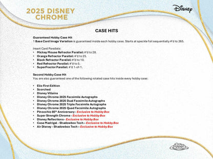 2025 Topps Disney Chrome Mega 20-Box Case