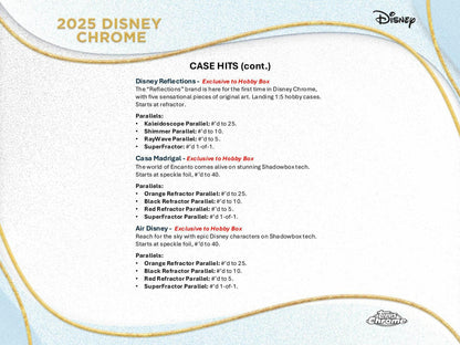 2025 Topps Disney Chrome Mega 20-Box Case