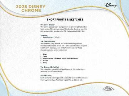 2025 Topps Disney Chrome Mega 20-Box Case