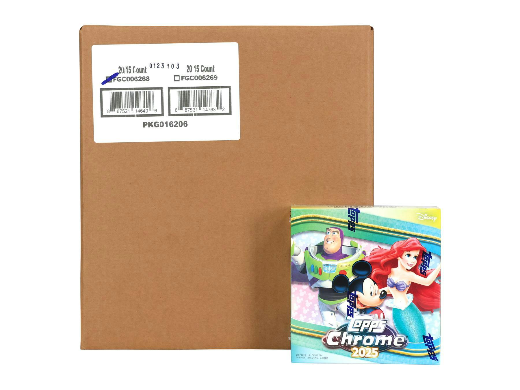 2025 Topps Disney Chrome Mega 20-Box Case