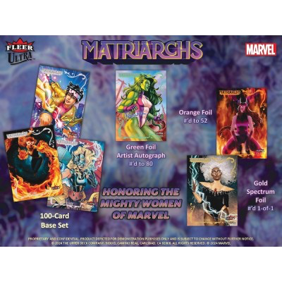 2024 Upper Deck Fleer Ultra Matriarchs of Marvel Hobby Pack