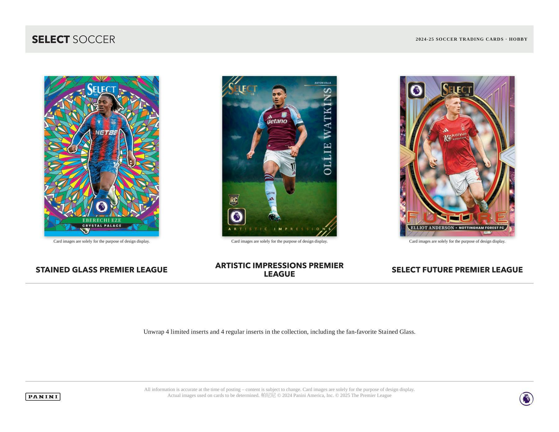 2024-25 Panini Select Premier League EPL Soccer Hobby Box (5/22)