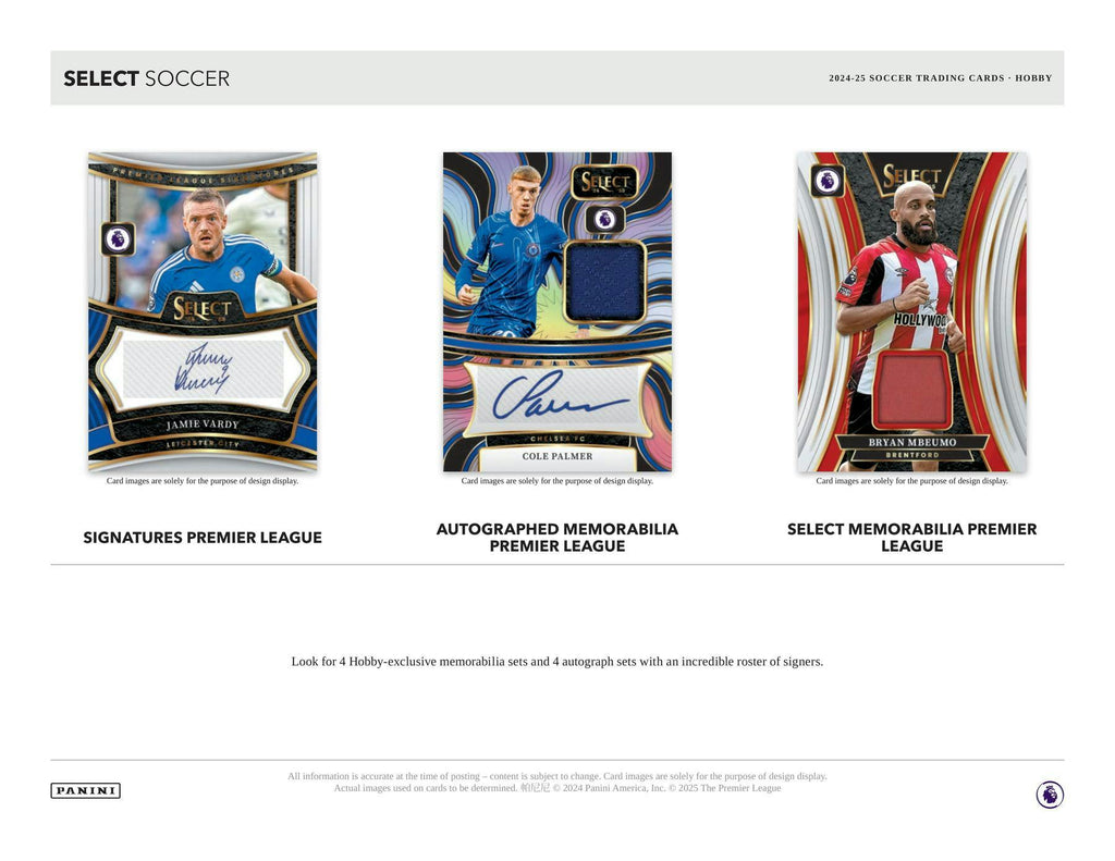 2024-25 Panini Select Premier League EPL Soccer Hobby Box (5/22)