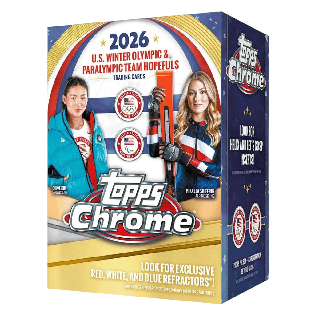 2026 Topps Chrome U.S. Olympics 7-Pack Blaster 40-Box Case