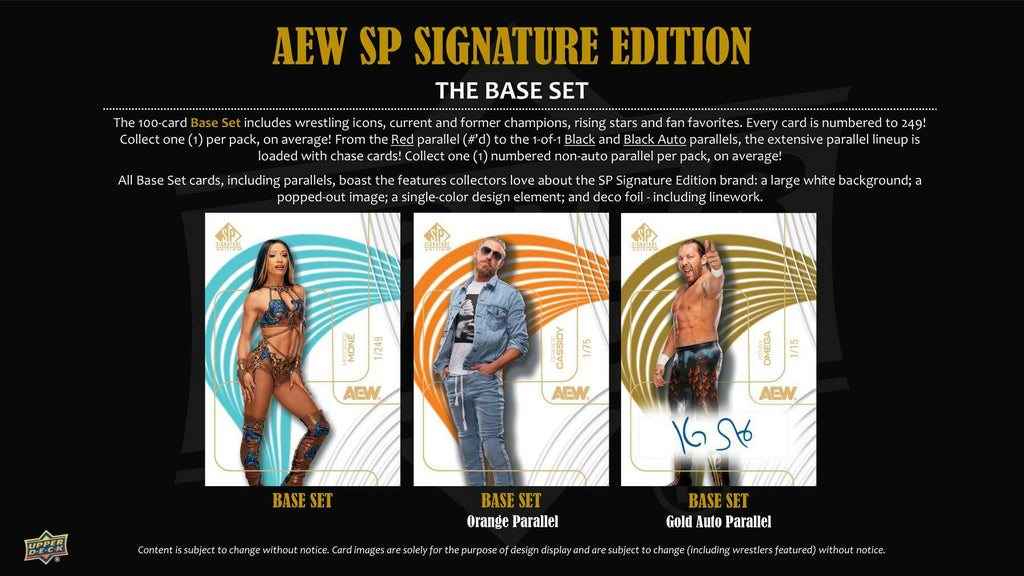 2025 Upper Deck SP Signature Edition AEW Wrestling Hobby Box (1/14)