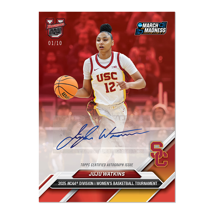 Bowman U NOW® NCAA March Madness 2025 Basketball On-Demand Set (PR: /10850)