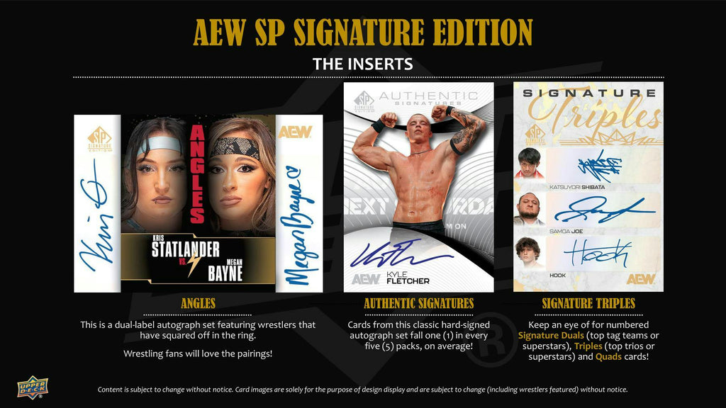 2025 Upper Deck SP Signature Edition AEW Wrestling Hobby Box (1/14)