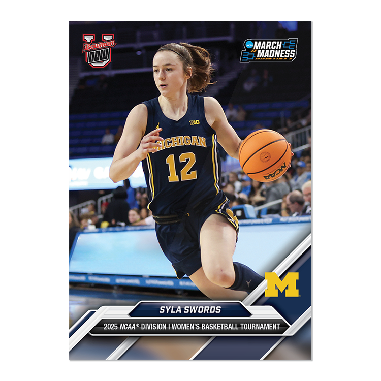 Bowman U NOW® NCAA March Madness 2025 Basketball On-Demand Set (PR: /10850)