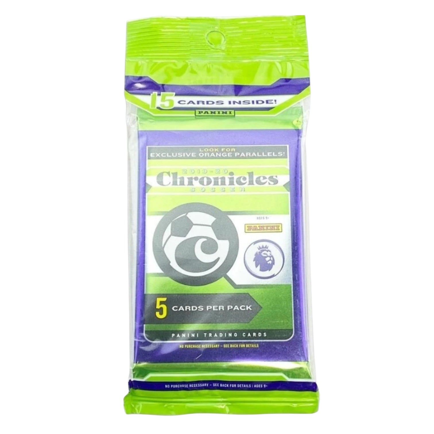 2019-20 Panini Chronicles Soccer 5-Card Cello Packs (3x)