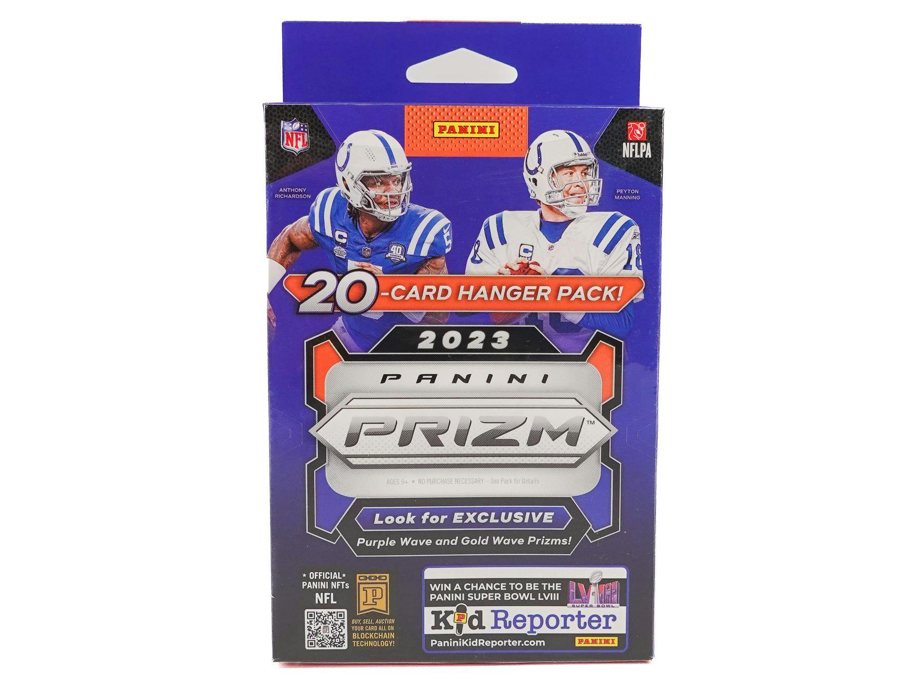 2023 Panini Prizm Football Hanger Box (Purple & Gold Wave Parallels!)