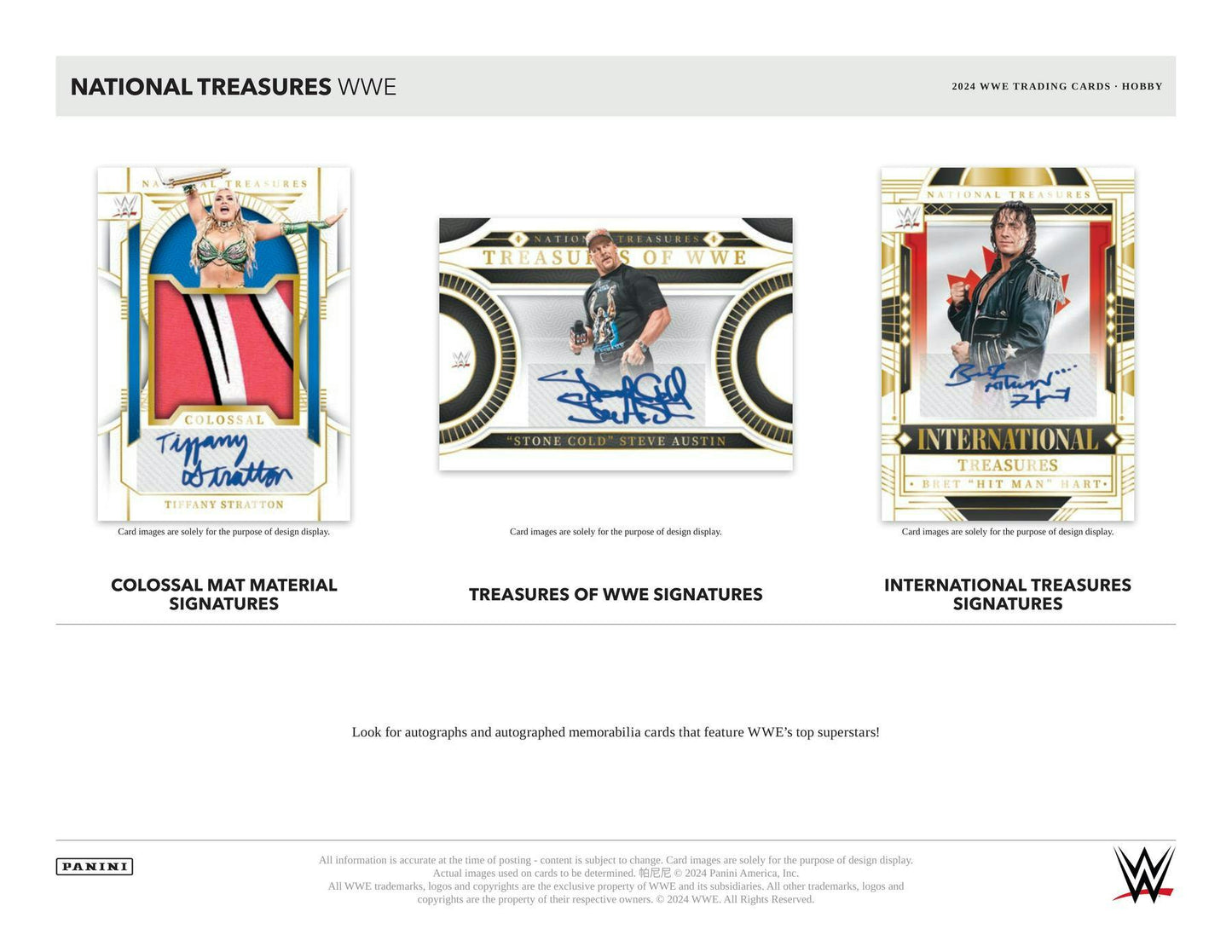 2024 Panini National Treasures WWE Wrestling Hobby Box