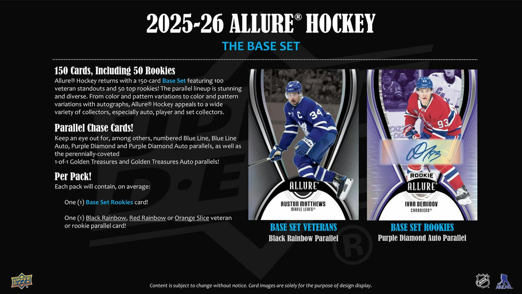 2025-26 Upper Deck Allure Hockey Box (1/14)