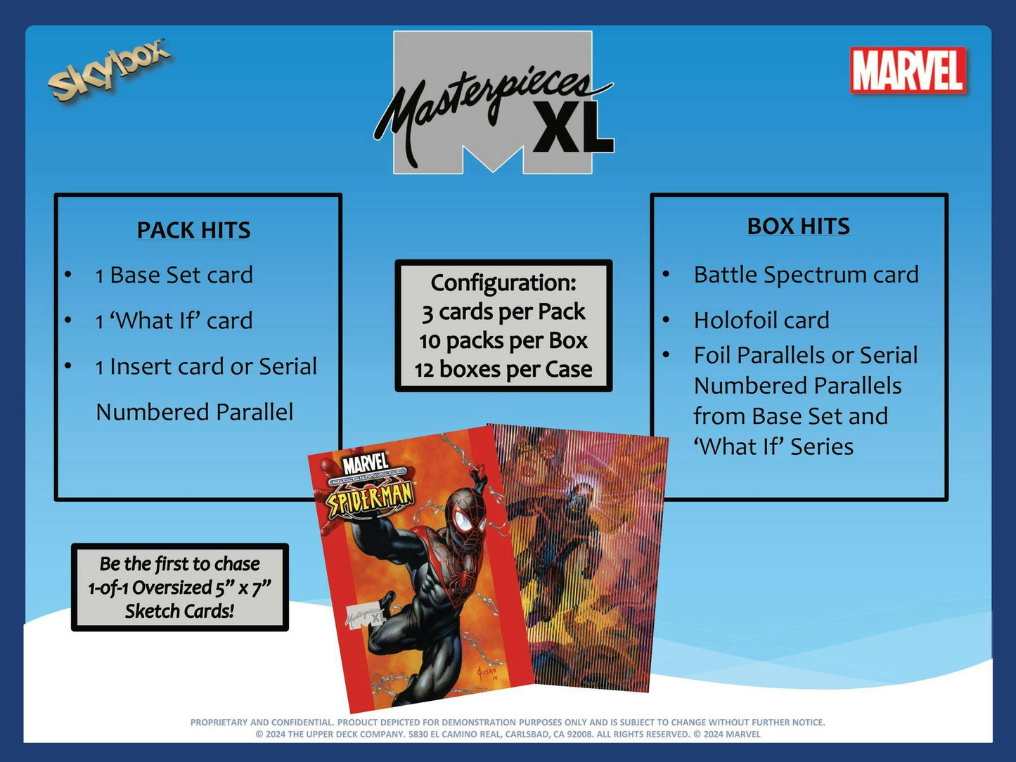 Upper Deck Marvel Masterpieces XL Trading Cards, Hobby Box