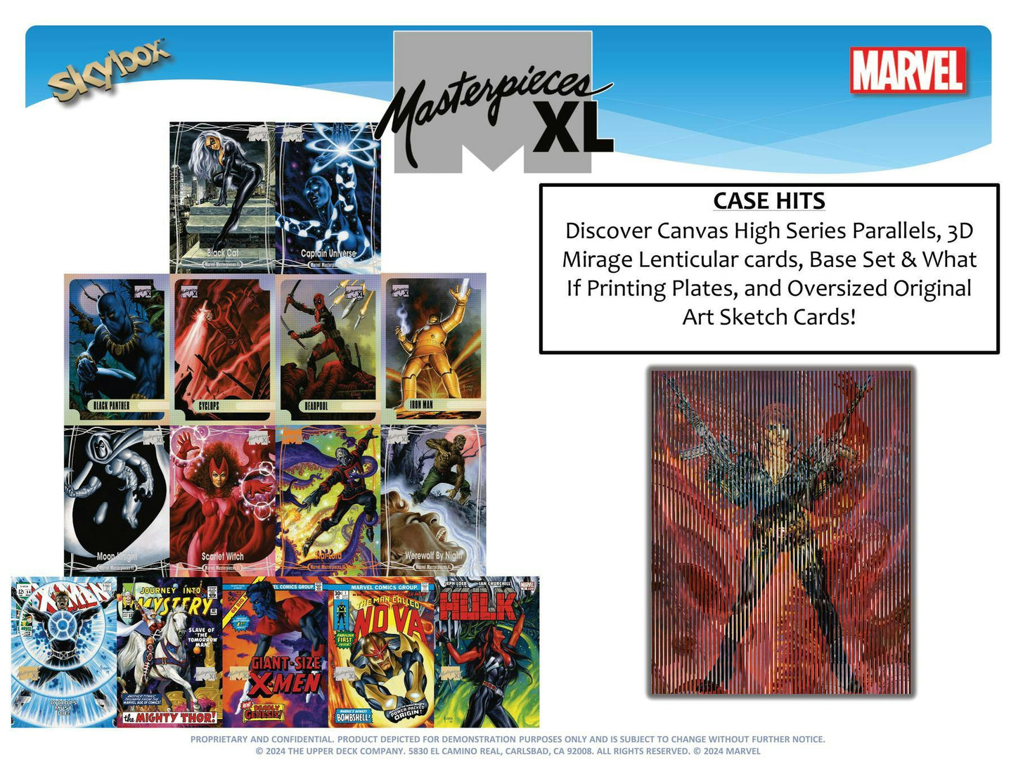 Upper Deck Marvel Masterpieces XL Trading Cards, Hobby Box