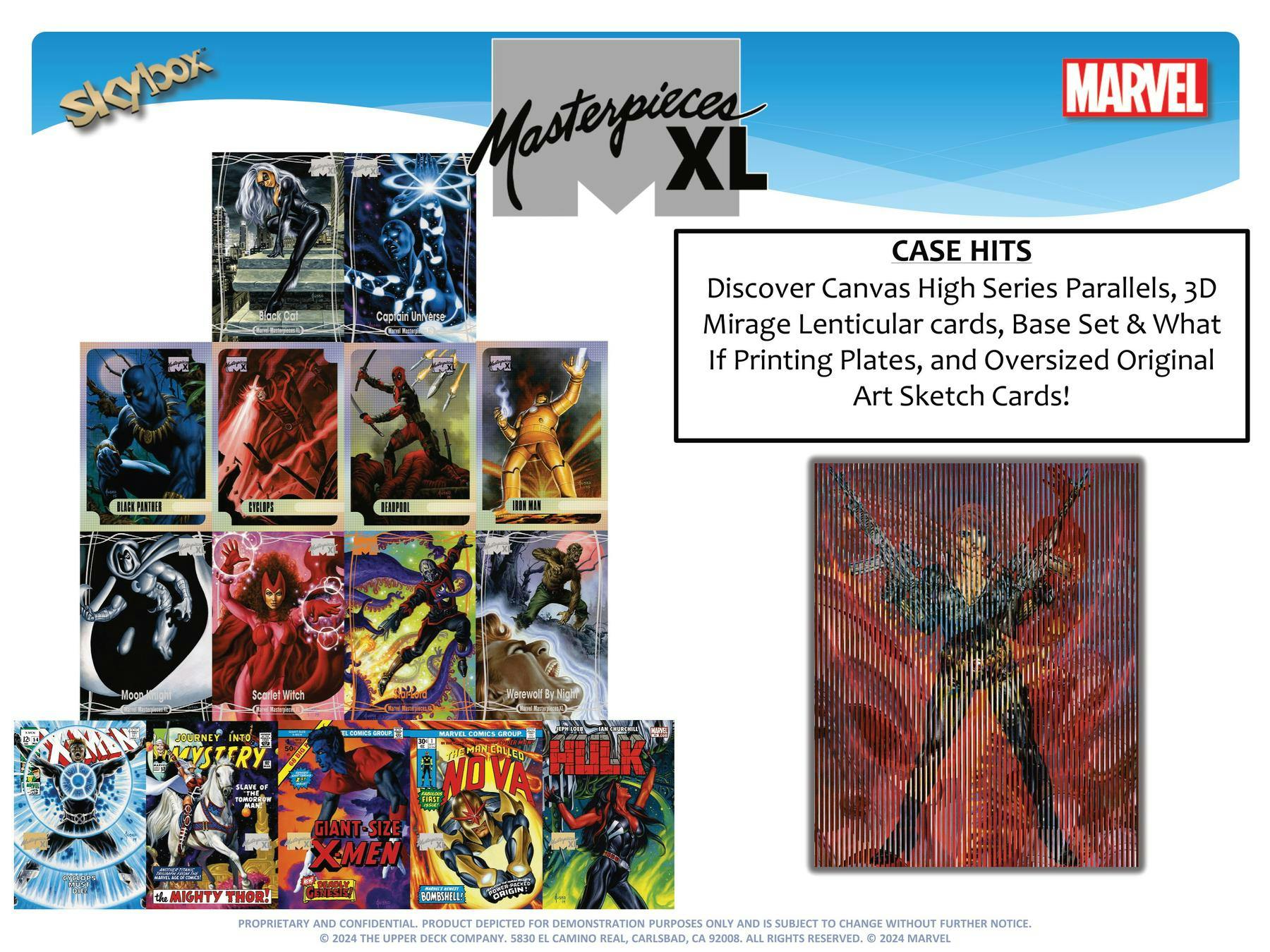 Upper Deck Marvel Masterpieces XL Trading Cards (ft. Joe Jusko) Hobby Box
