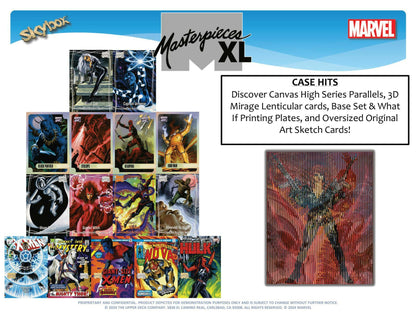 Upper Deck Marvel Masterpieces XL Trading Cards (ft. Joe Jusko) Hobby Box