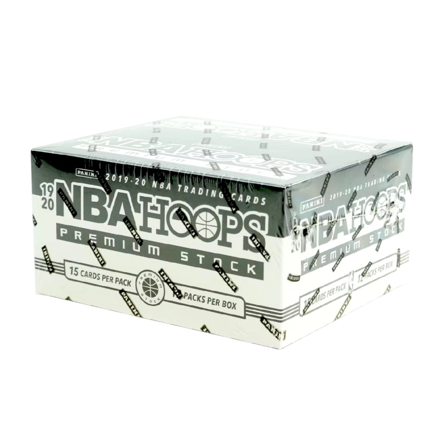 2019-20 Panini NBA Hoops Basketball Premium Stock 15-Card 12-Pack Box