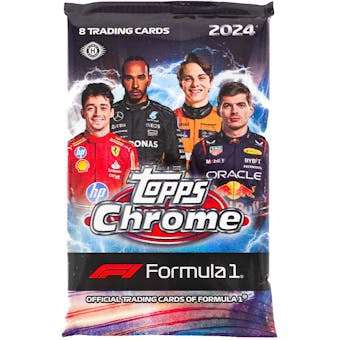 2024 Topps Chrome F1 Formula 1, Hobby Pack