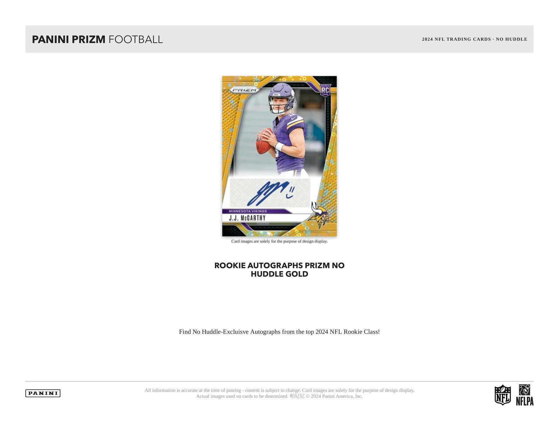 2024 Panini Prizm Football No Huddle Hobby Pack