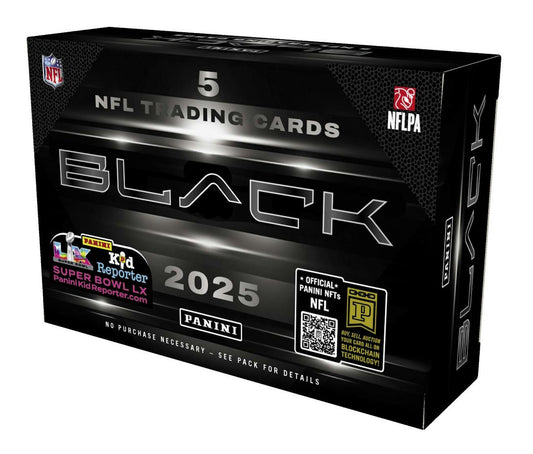 2025 Panini Black Football Hobby Box (Presell 10/8)