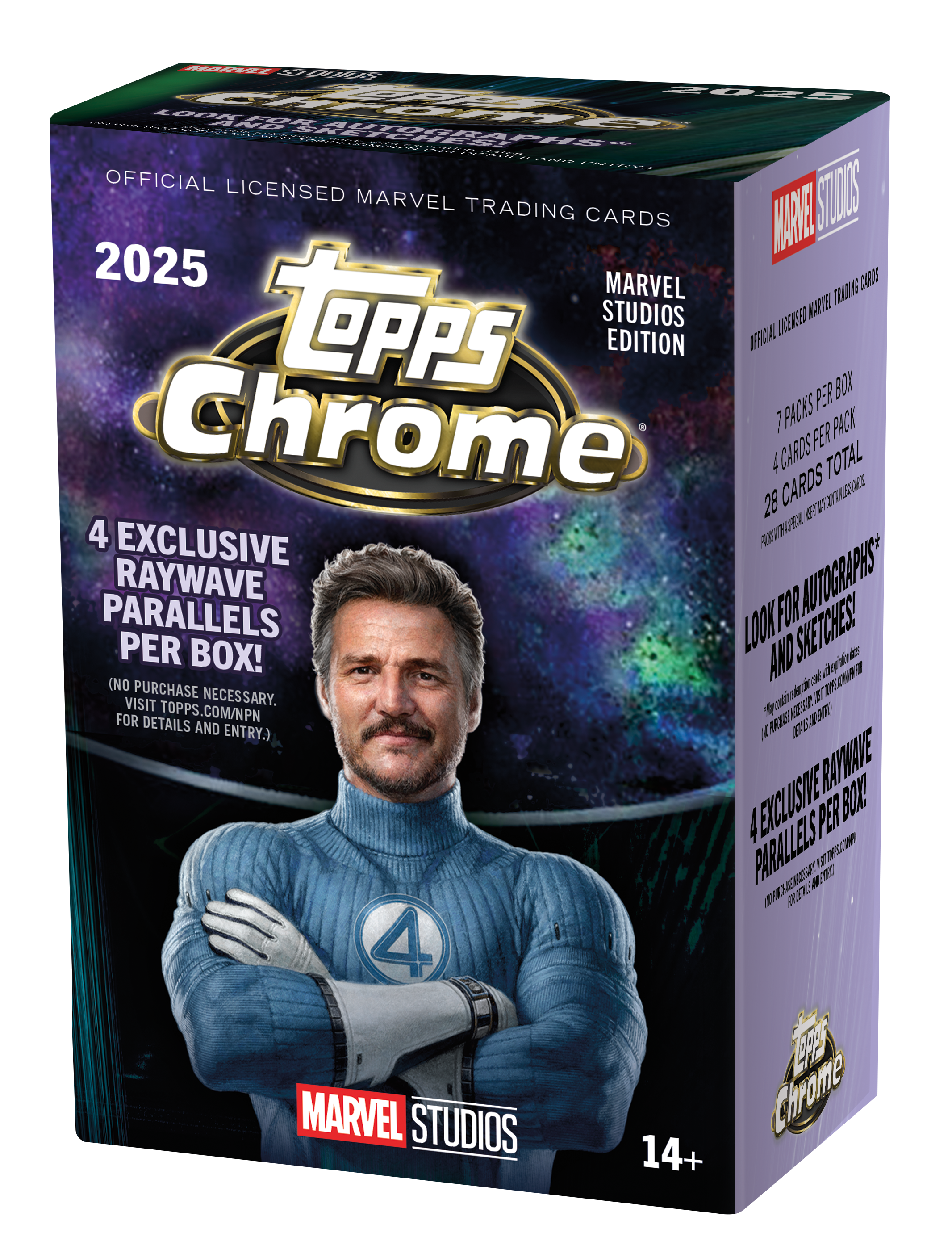 2025 Topps Chrome Marvel Studios Blaster Box