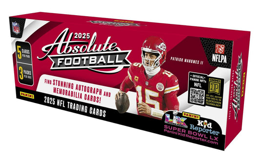 2025 Panini Absolute Football Hobby Box (Presell 10/31)