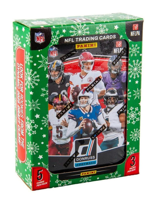 2025 Panini Donruss Football Winter Holiday Boxed Tin (Presell 10/10)