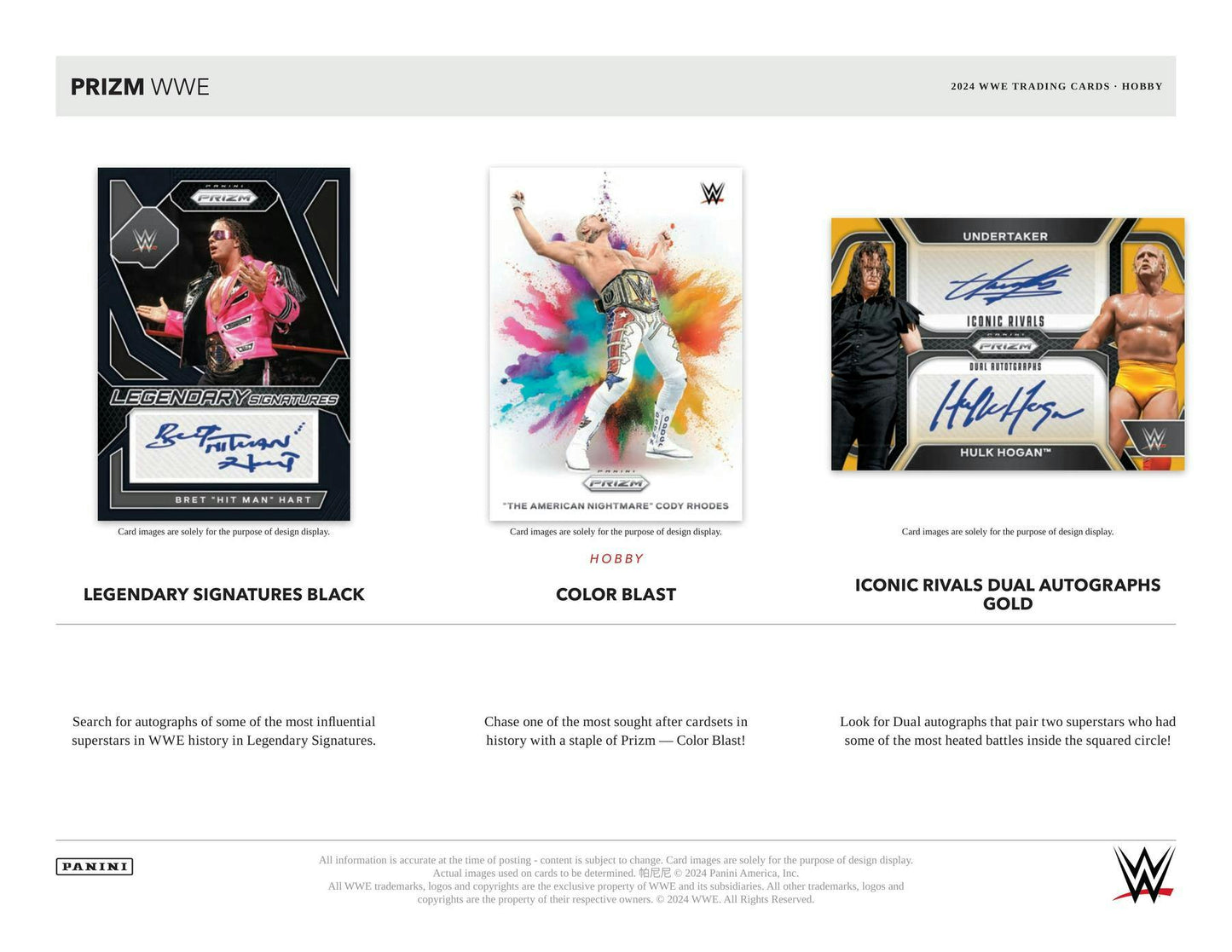 2024 Panini Prizm WWE Wrestling, Hobby Box