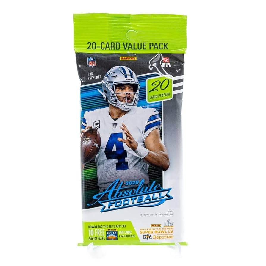 2020 Panini Absolute Football Fat Pack (10/7/20)