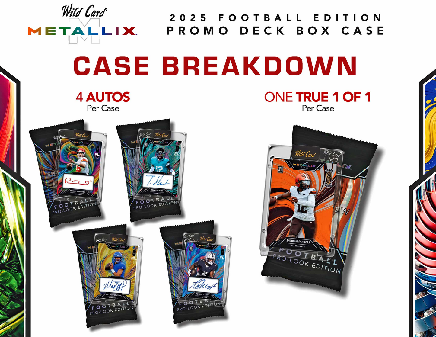 2025 Wild Card Metallix Pro-Look Football Promo Box