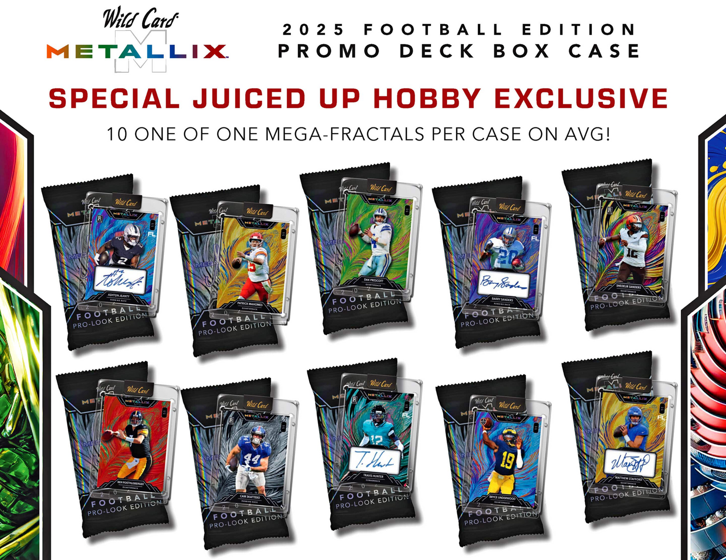 2025 Wild Card Metallix Pro-Look Football Promo Box