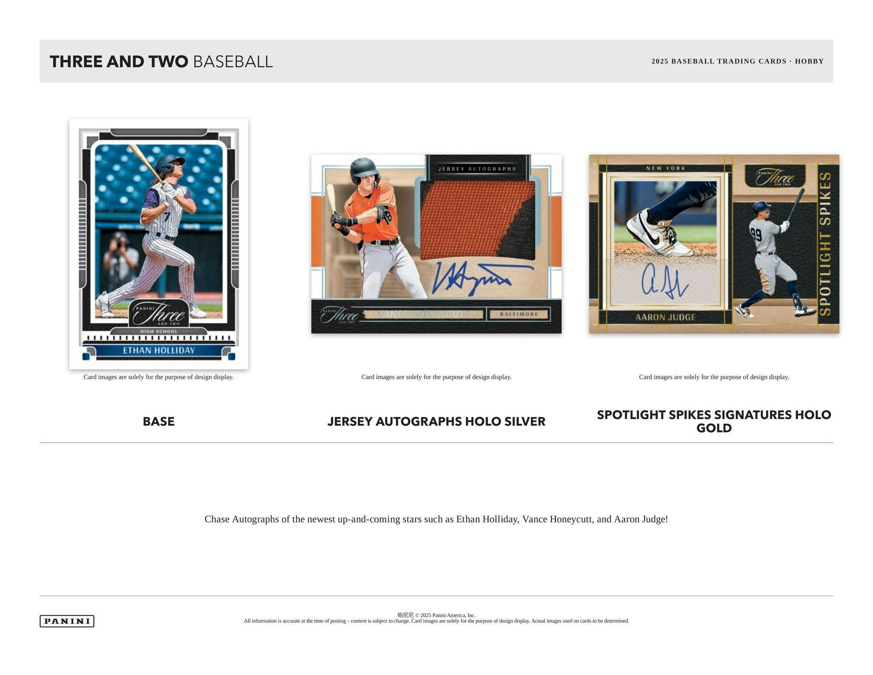 2025 Panini Three and Two Baseball Hobby Box